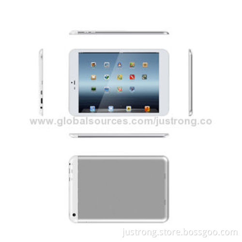 3G Tablet PCs w/ 7.85-inch IPS Quad Core MTK Resolution, 1GB RAM, 8GB ROM, GPS, BT, 8.0MP AF CameraNew